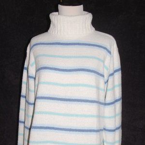 Cozy chenille striped sweater Womens XL Like New